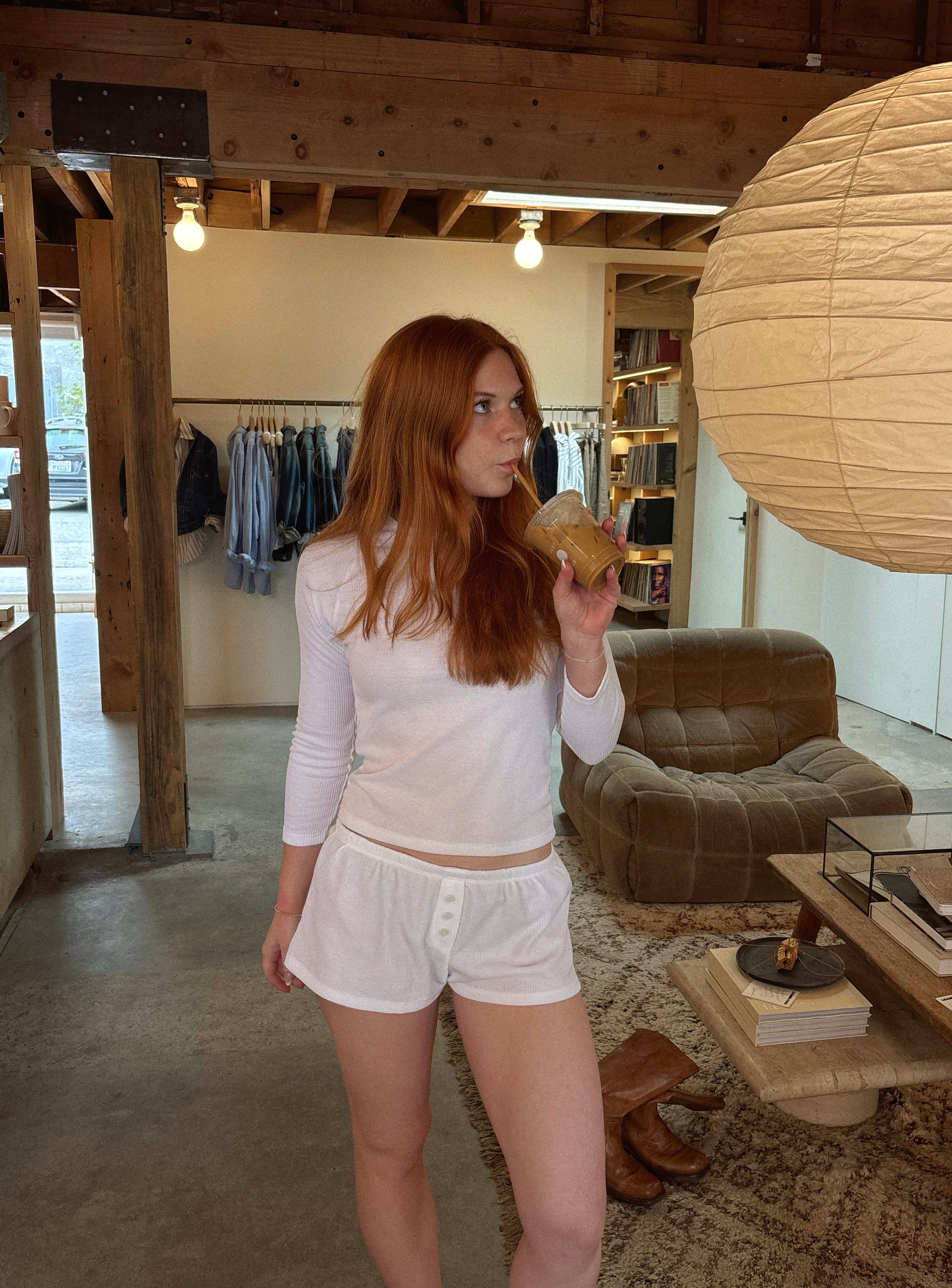 Waffle Matching White Set