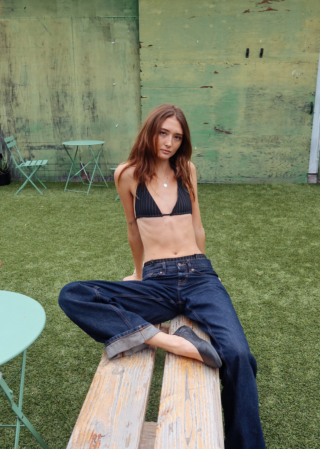 The Intern Halter Bikini Top