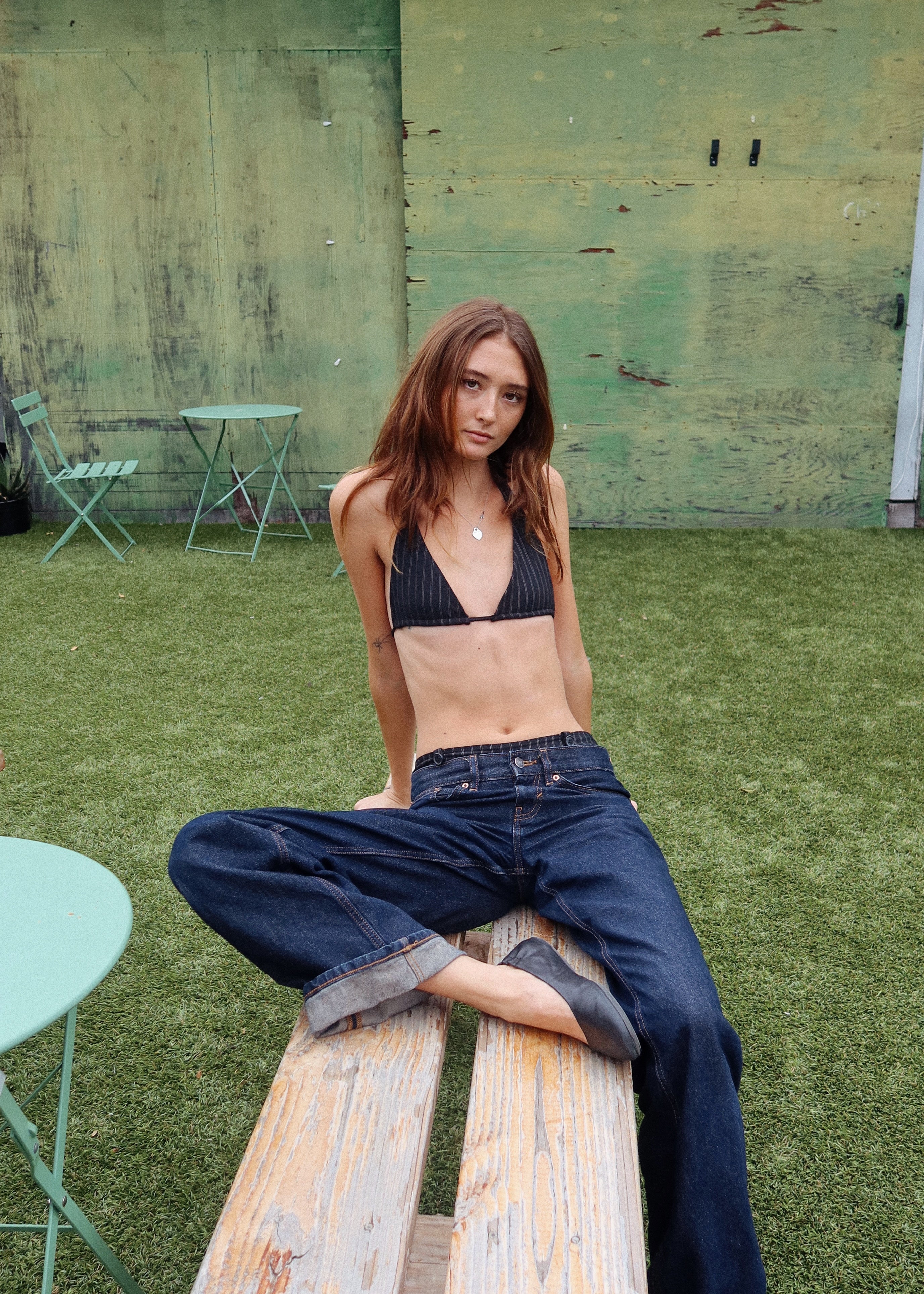 The Intern Halter Bikini Top