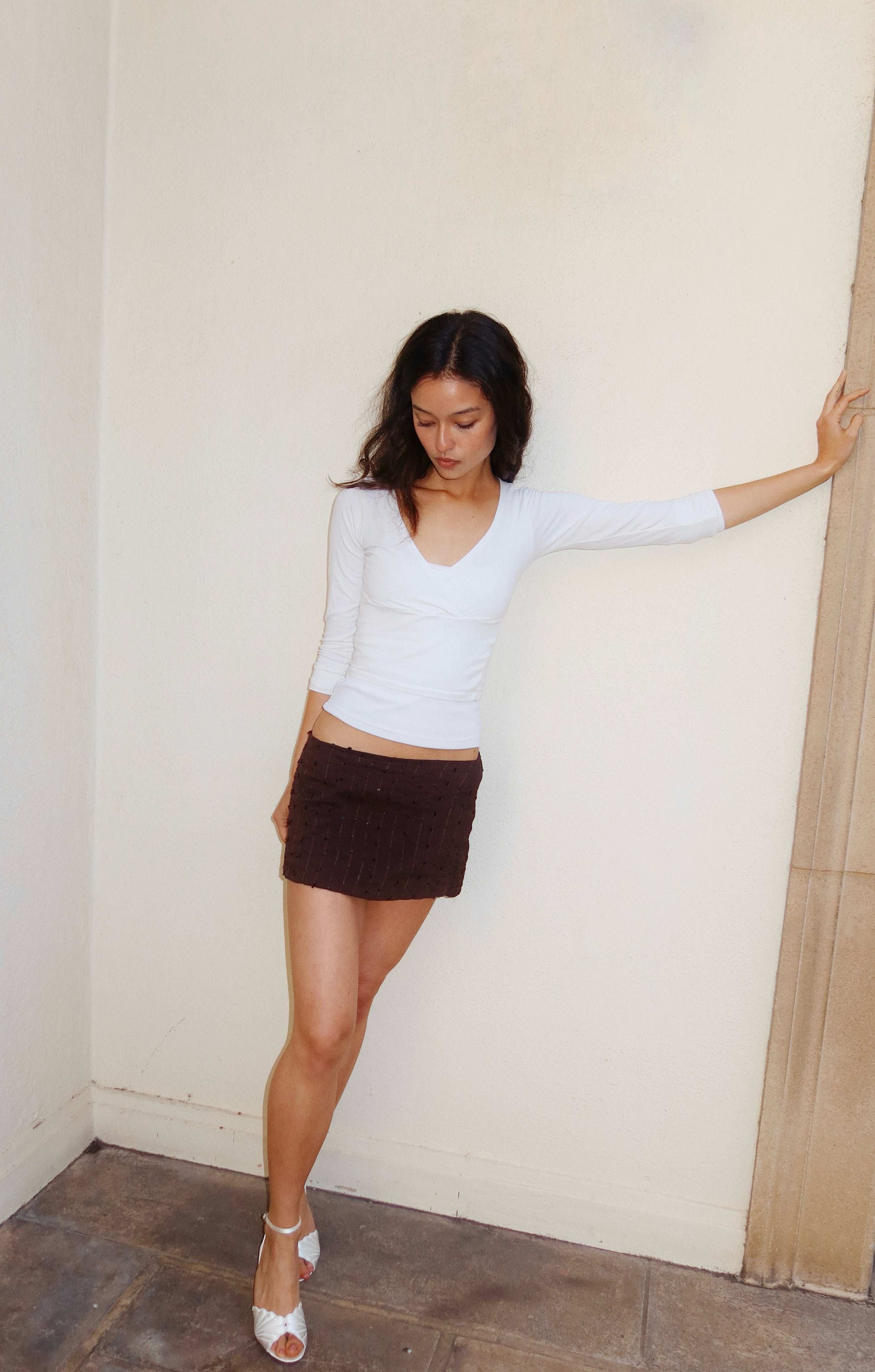 Vivian Mini in Brown Sequin