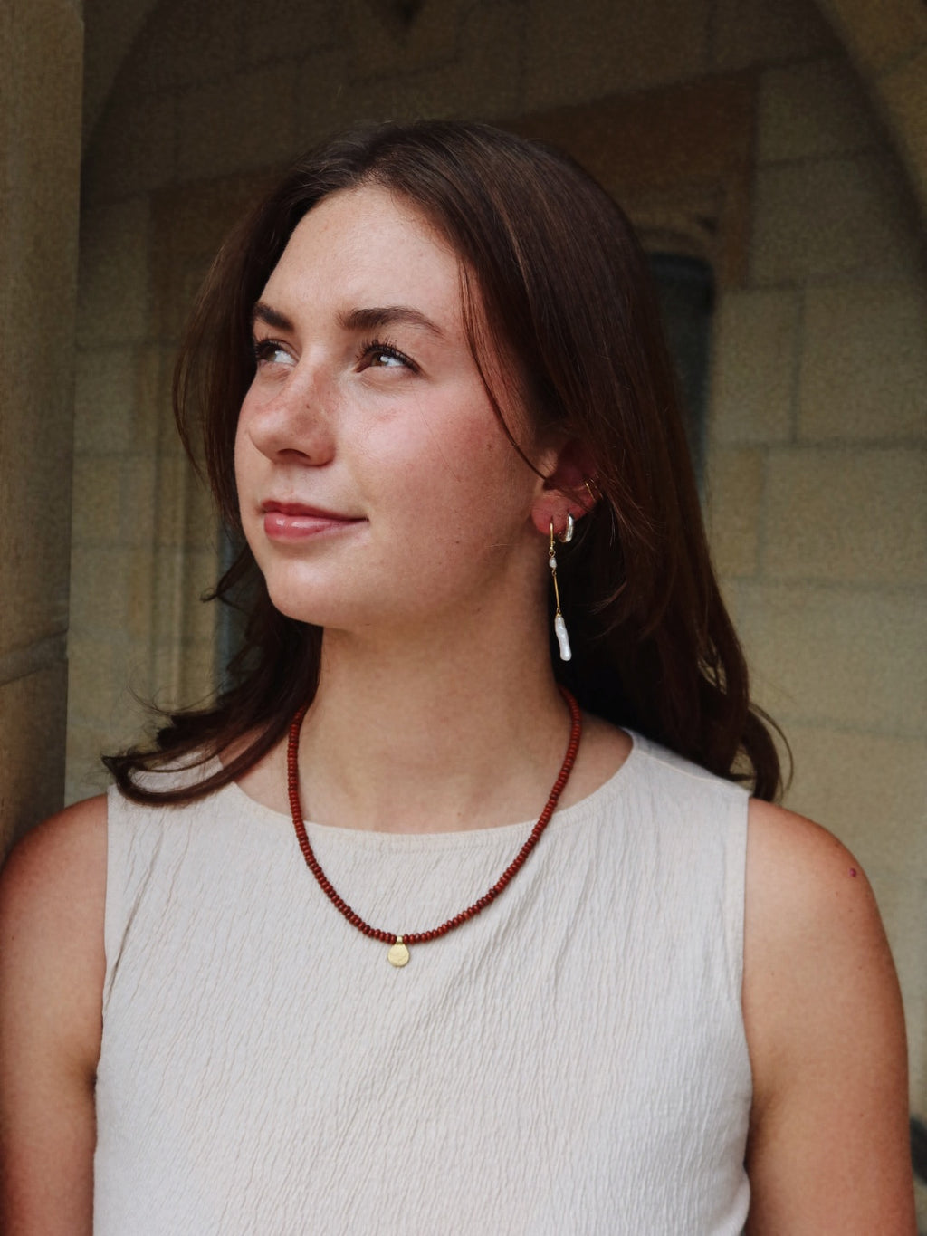 Amber Beaded Choker