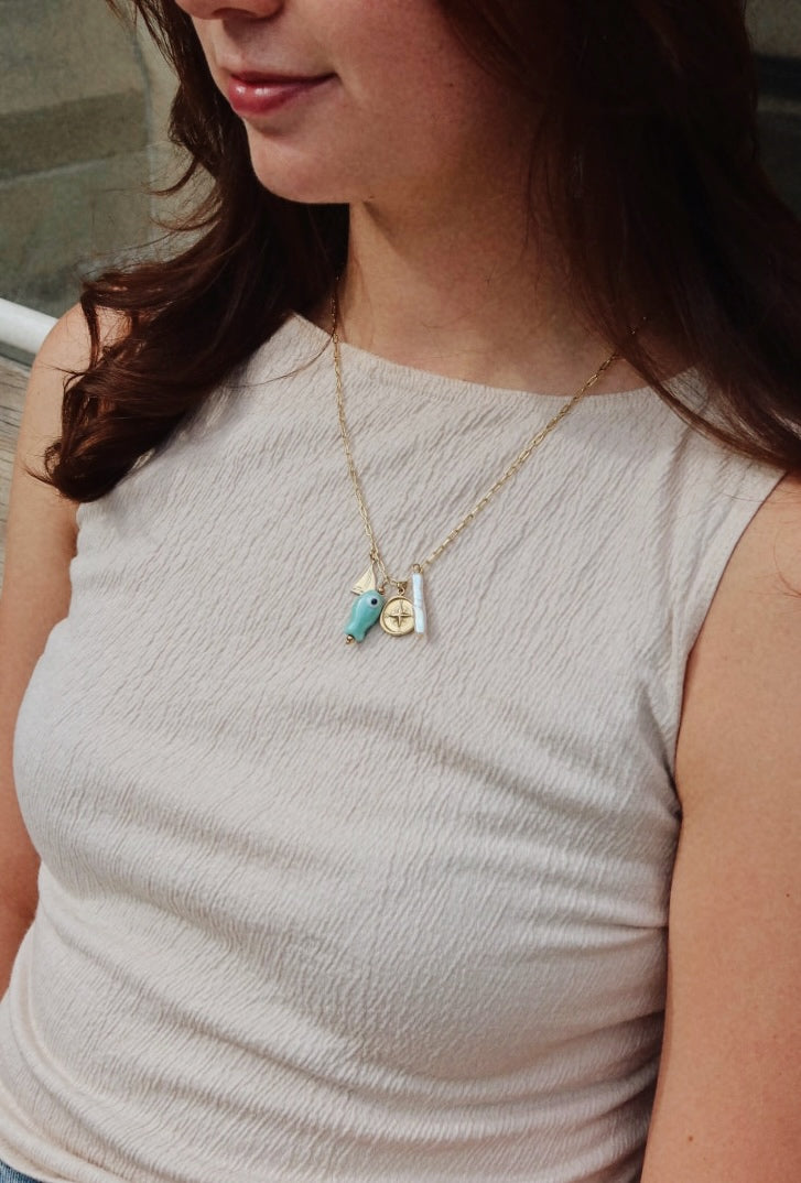 Sailing Seas Charm Necklace