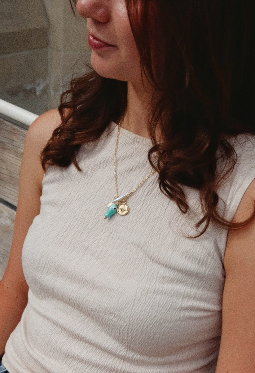 Sailing Seas Charm Necklace