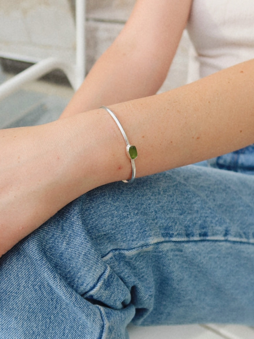 Peridot cuff