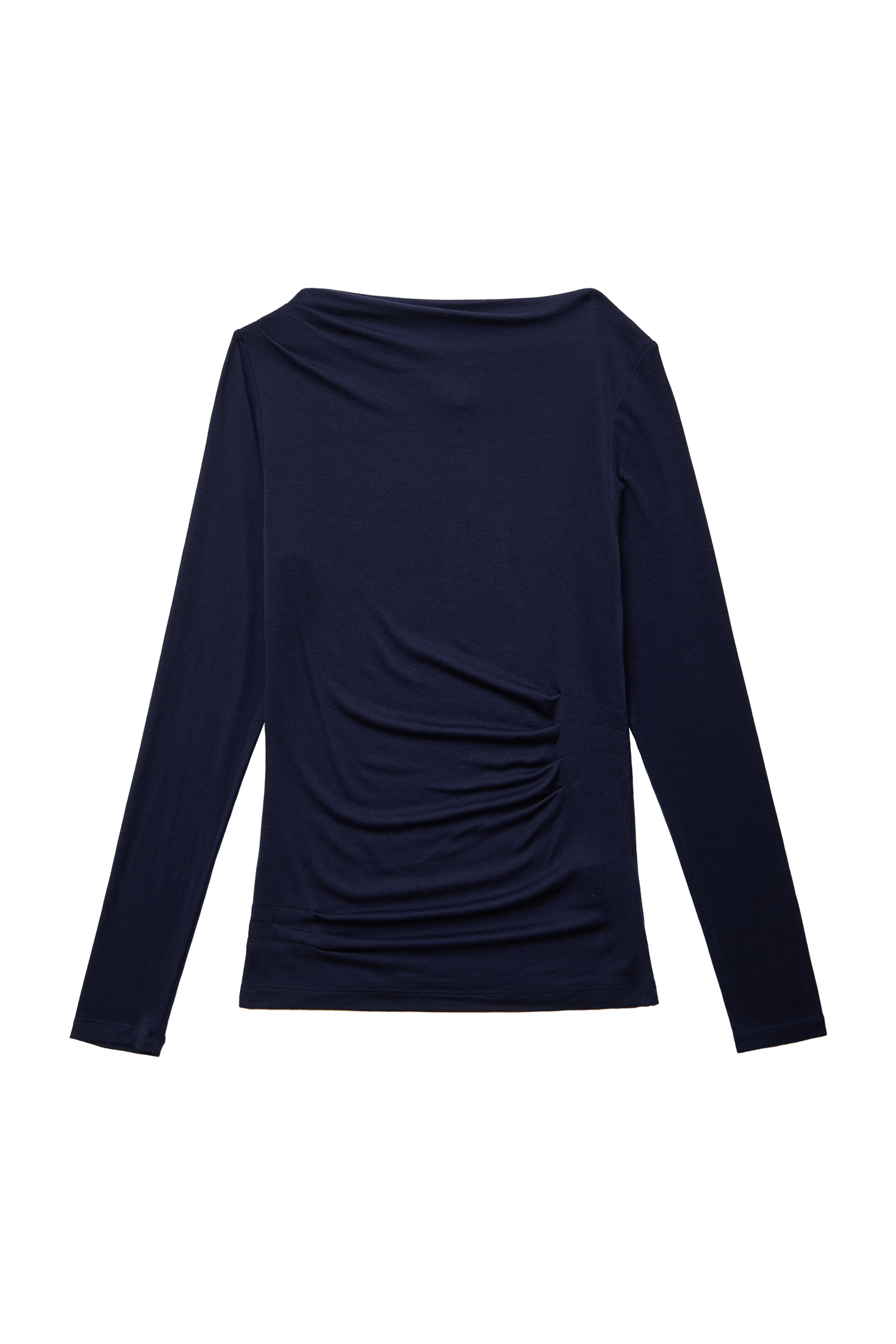 Narae Long Sleeve Top in Navy