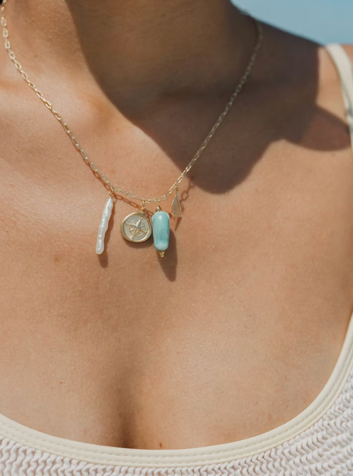 Sailing Seas Charm Necklace