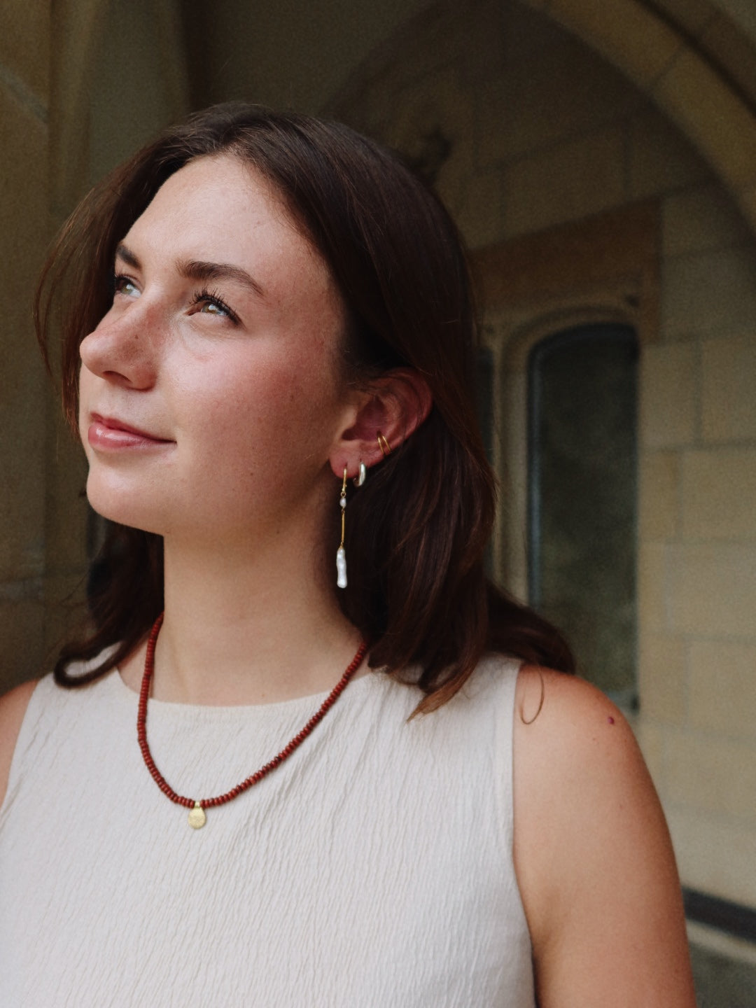 Amber Beaded Choker