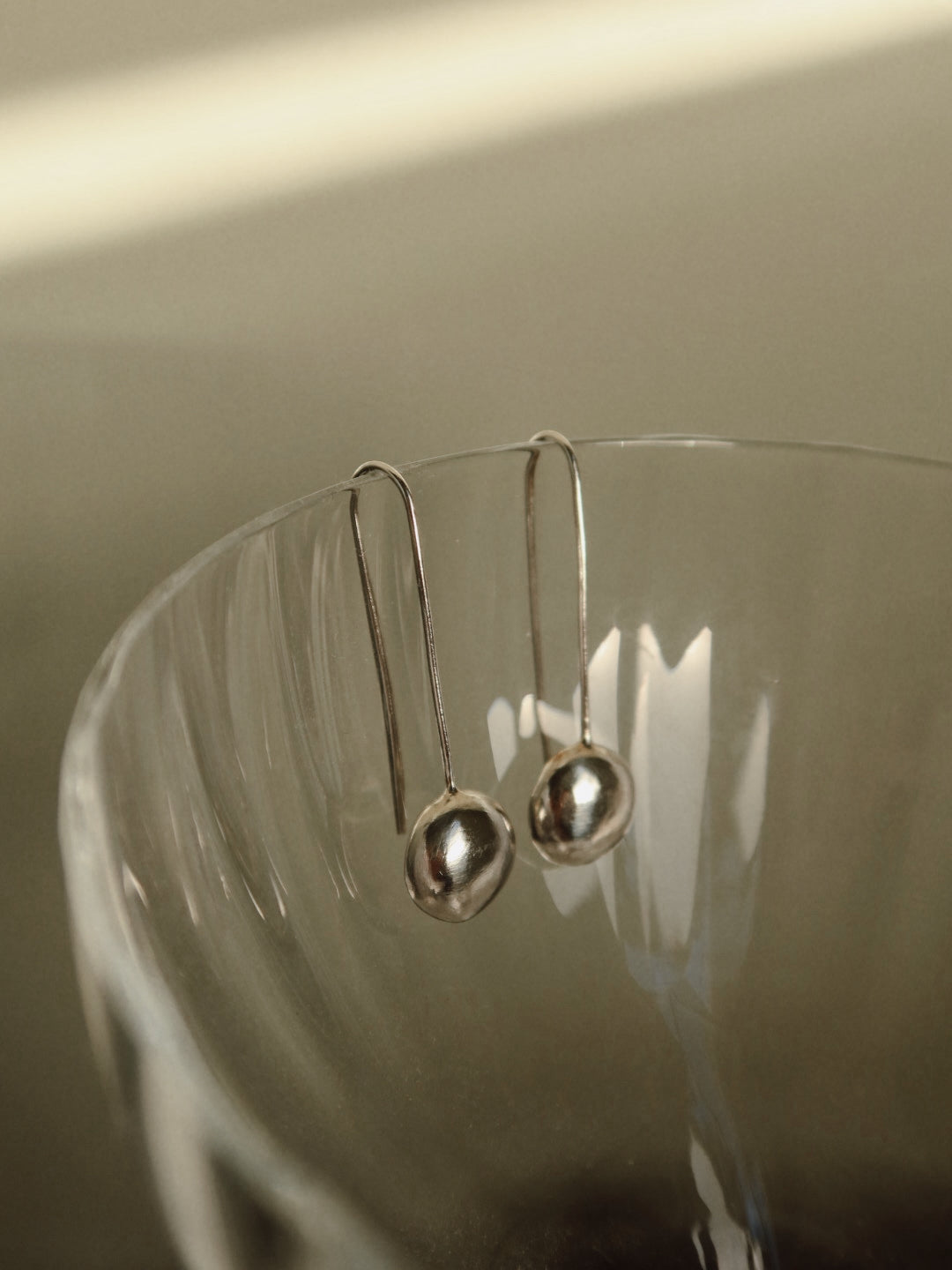 Dot medium hook earrings